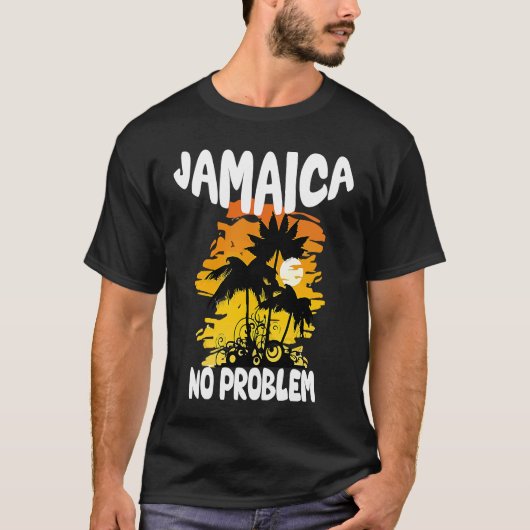 Jamaica geen probleem t-shirt (Voorkant)
