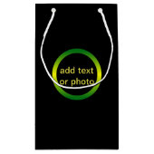 Jamaica Geïnspireerde gradiëntcirkel Klein Cadeauzakje (Achterkant)