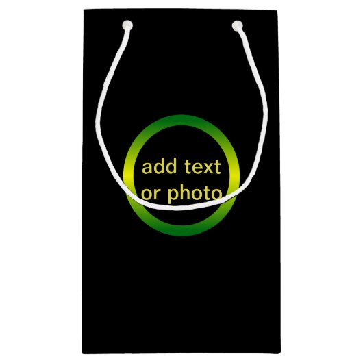 Jamaica Geïnspireerde gradiëntcirkel Klein Cadeauzakje (Achterkant)