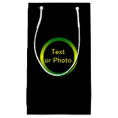 Jamaica Geïnspireerde gradiëntcirkel Klein Cadeauzakje (Voorkant)