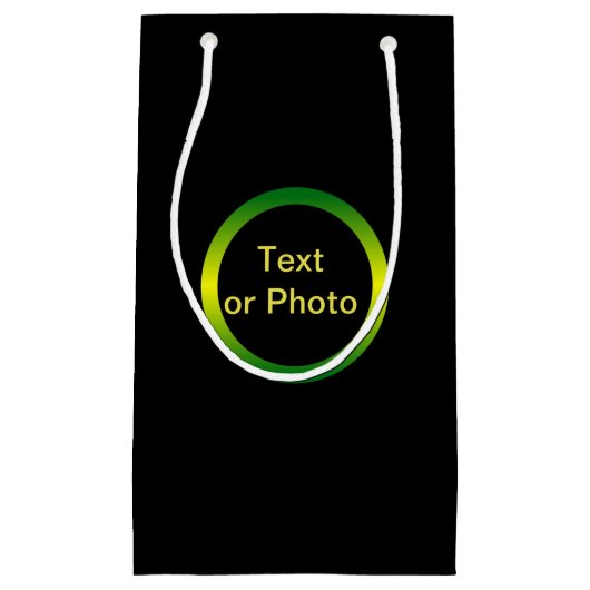 Jamaica Geïnspireerde gradiëntcirkel Klein Cadeauzakje (Voorkant)