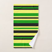 Jamaica Geïnspireerde stripes Bad Handdoek (Handdoek)