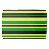 Jamaica Geïnspireerde stripes Badmat (Voorkant)