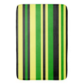 Jamaica Geïnspireerde stripes Badmat (Voorkant Verticaal)