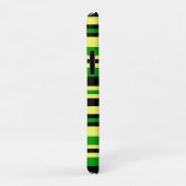 Jamaica Geïnspireerde stripes Case-Mate iPhone Case (Achterkant/rechts)