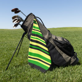 Jamaica Geïnspireerde stripes Golfhanddoek