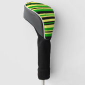 Jamaica Geïnspireerde stripes Golfheadcover (Schuin)