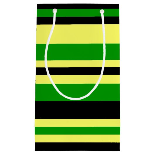 Jamaica Geïnspireerde stripes Klein Cadeauzakje (Voorkant)