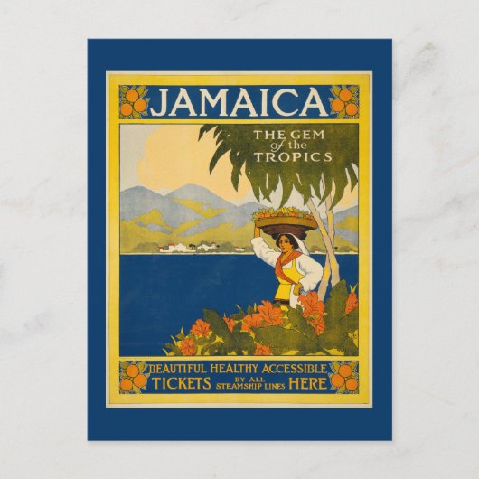 Jamaica - Gem of the Tropics Briefkaart (Voorkant)