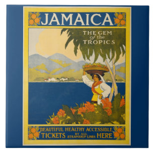 Jamaica - Gem of the Tropics Tegeltje