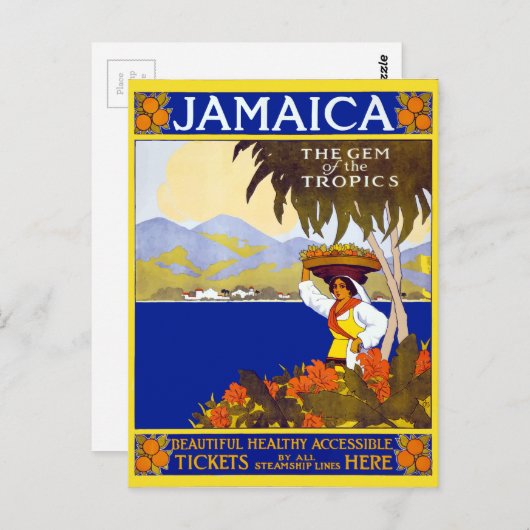  Jamaica Gem van de troepenreis Briefkaart (Voorkant / Achterkant)