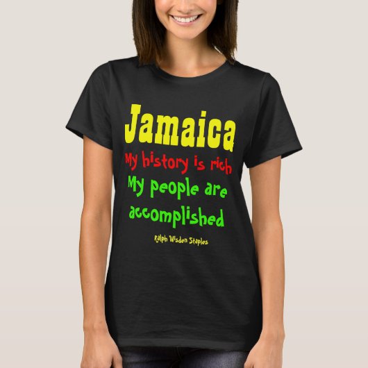 Jamaica-geschiedenis T-shirt (Voorkant)
