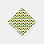 JAMAICA Gezegende Natie Feestkrant Servet (Hoek)