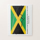 JAMAICA | Gezegende natie | JAMAICAN FLAG Legpuzzel (Verticaal)