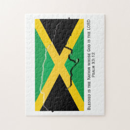 JAMAICA | Gezegende natie | JAMAICAN FLAG Legpuzzel