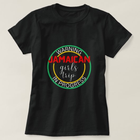 Jamaica Girls Trip 2023 groep matching T-shirt (Design voorkant)