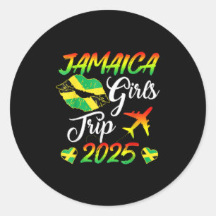 Jamaica Girls Trip 2025 Jamaica Zomervakantie TR Ronde Sticker