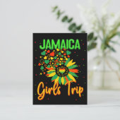 Jamaica Girls Trip Sunflower Lovers Matching Group Briefkaart (Staand voorkant)