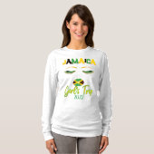 Jamaica Girls Trip Vacation Matching Face 2022 T-shirt (Voorkant volledig)