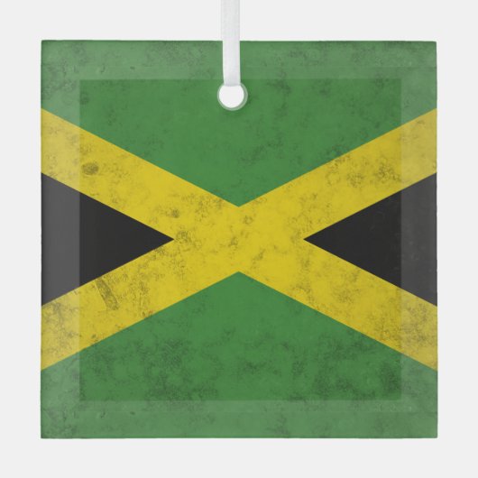 Jamaica Glas Ornament (Voorkant)