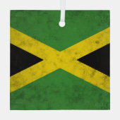 Jamaica Glas Ornament (Achterkant)