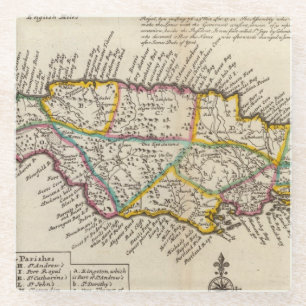 Jamaica Glazen Onderzetter
