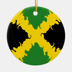 Jamaica Gnarly Flag Keramisch Ornament