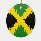 Jamaica Gnarly Flag Keramisch Ornament (Links)
