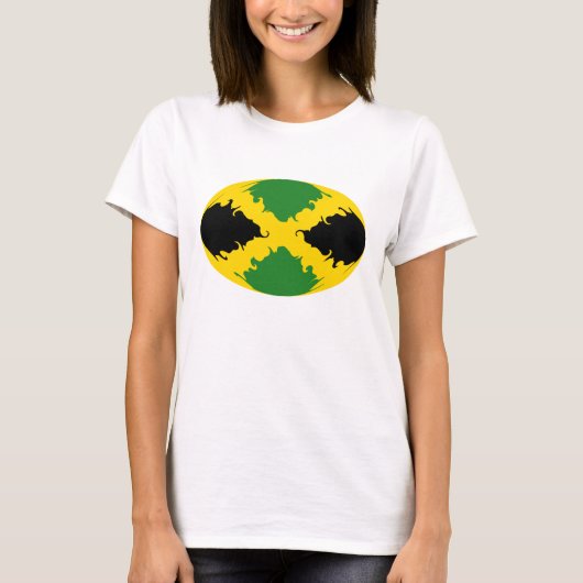 Jamaica Gnarly Flag T-Shirt (Voorkant)