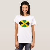 Jamaica Gnarly Flag T-Shirt (Voorkant volledig)