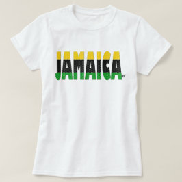 Jamaica Gold Black Green Stripes Jamaica T-Shirt
