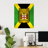 Jamaica Gold Label-Posters en -Prints Poster (Thuiskantoor)