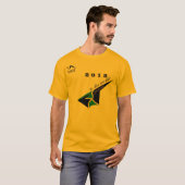 Jamaica Gold Olympisch shirt 2012 (Voorkant volledig)