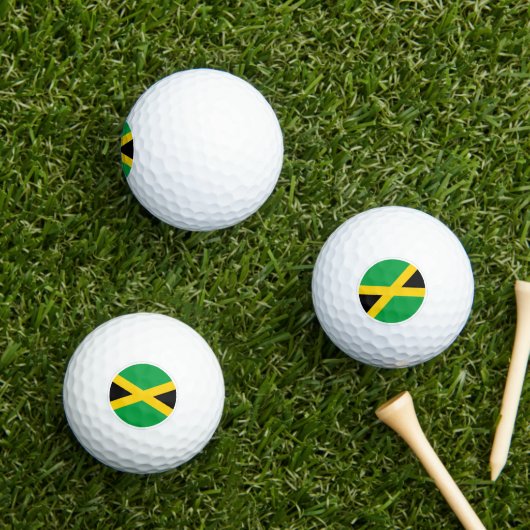Jamaica Golf Balls, Jamaicaanse vlaggolfers/Patrio Golfballen (Insitu Gras)