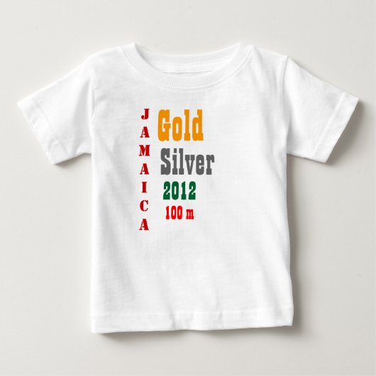 Jamaica gouden medaille T-shirts (Voorkant)