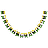 Jamaica Gradient Green Yellow Happy Birthday Vlaggetjes (Alle)