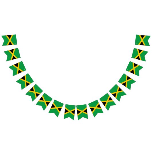 Jamaica Green Black Gold Jamaican Flag Vlaggetjes (Alle)