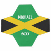 Jamaica Green Black & Gold Jamaican Flag Voetbal (Enkel)