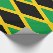 Jamaica Green Black Yellow Cadeaupapier (Hoek)