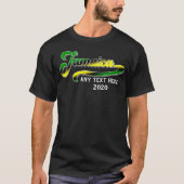 Jamaica Green Black Yellow T-shirt (Voorkant)