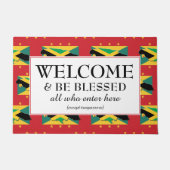Jamaica Grenada WELCOME Deurmat (Voorkant)
