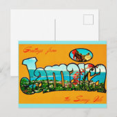 Jamaica Groet Ansichtkaart Briefkaart (Voorkant / Achterkant)