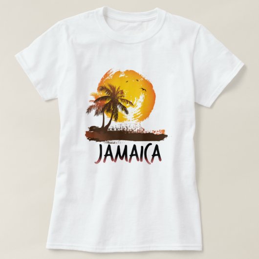 Jamaica grunge t-shirt (Design voorkant)