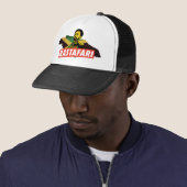 Jamaica Haile Selassie I Proud Jamaicans Cap Trucker Pet (In situ)