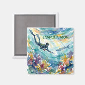 Jamaica happy magneet (Voorkant / Achterkant)