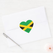 Jamaica Hart Sticker, Patriottische Jamaicaanse Vl Hart Sticker (Envelop)
