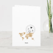 Jamaica Heart Destination Wedding Passport Invita (Achterkant)