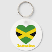 Jamaica Heart Flag Sleutelhanger (Achterkant)