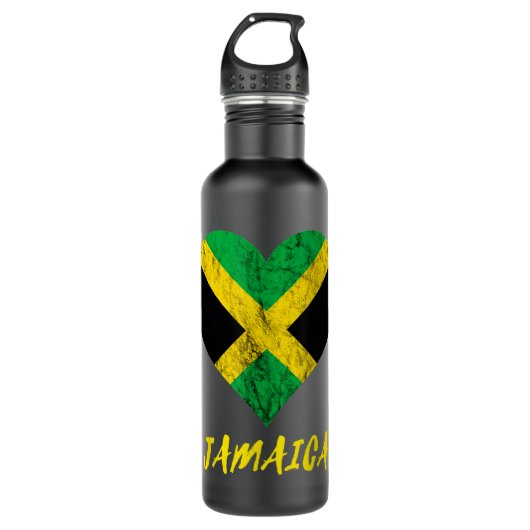Jamaica Heart Jamaican Roots Jamaica Trip Jamaican Waterfles (Voorkant)