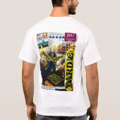 JAMAICA Heren Basic T-Shirt (Achterkant)